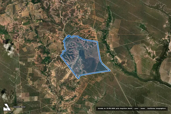 Imagem de satélite de Fazenda Vereda Grande ou Brejo das Palmeiras - Parte 1 em Urucuia - MG