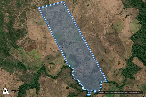 Imagem de satélite de FAZENDA BANDEIRA - Parcela 1 em Porto Franco - MA