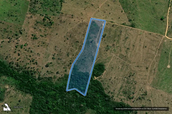 Imagem de satélite de PA CARAJÁS TAMBORIL - LOTE 76 / Parte 1