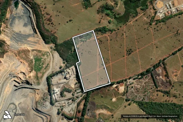 Imagem de satélite de FAZENDA MATA GRANDE - QUINHÃO A - FAZENDA MATA GRANDE - QUINHÃO A em Sete Lagoas - MG