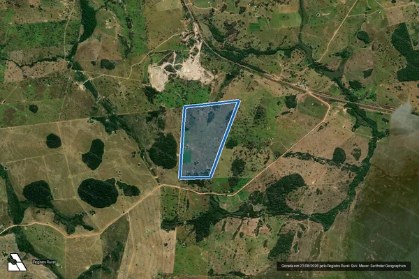 Imagem de satélite de FAZENDA RECANTO FELIZ - Parte 1 em Porto Esperidião - MT