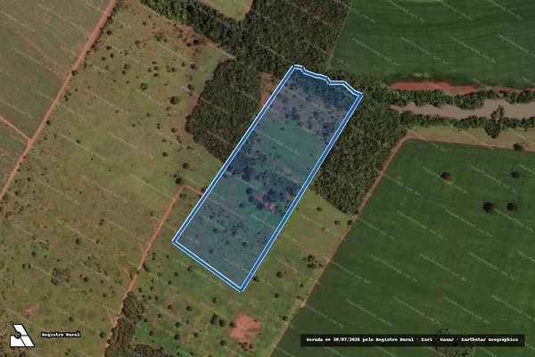 Imagem de satélite de Fazenda Boa Vista - GLEBA 2 em Frutal - MG