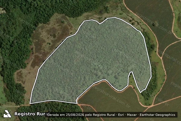 Imagem de satélite de Fazenda São Francisco - Parte 2 em Iacanga - SP