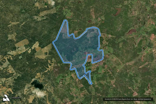 Imagem de satélite de Fazenda Mororós - Parte 1 em Brejo do Cruz - PB