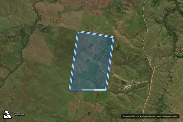 Imagem de satélite de Fazenda Guarda Velha Gleba 03 - Gleba 01 em Pinheiro Machado - RS