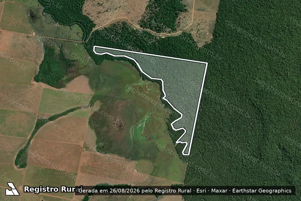Imagem de satélite de Fazenda Primeiro de Setembro - GLEBA B - GLEBA B em Tabaporã - MT