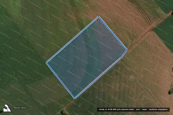 Imagem de satélite de SITIO PAU D´ALHO - Gleba MAT. 625 em Cornélio Procópio - PR