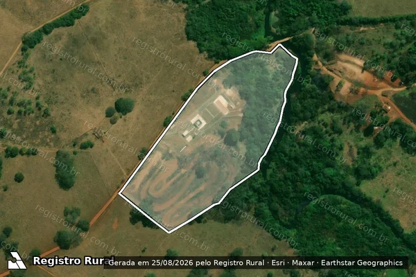 Imagem de satélite de Fazenda Morro Feio - Parcela 1 em Guimarânia - MG
