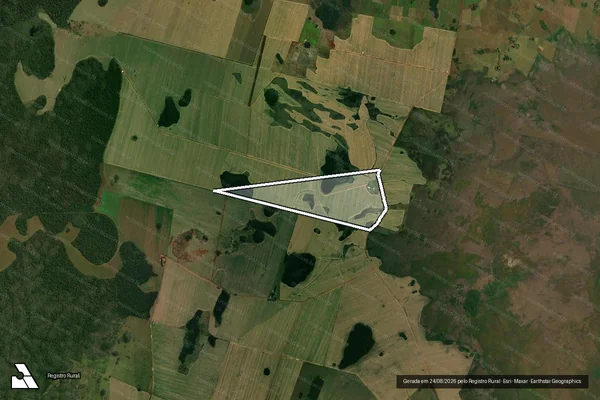 Imagem de satélite de Fazenda São Fracisco - Gleba A - Parcela 4 em Bonito - MS