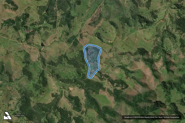 Imagem de satélite de FAZENDA VENEZA - Parcela 1 em Fronteira dos Vales - MG