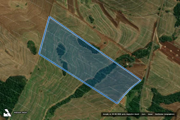 Imagem de satélite de Lote nº 23-U-A - Lote nº 23-U-A em Quinta do Sol - PR