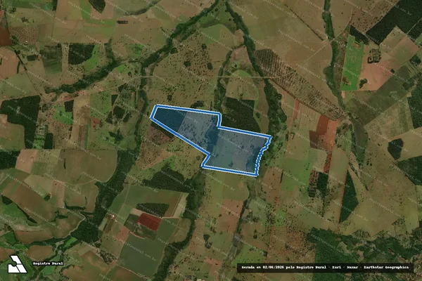 Imagem de satélite de FAZENDA BONFIM ? (QUINHÃO-01) - Parte 1 em Dois Irmãos do Buriti - MS