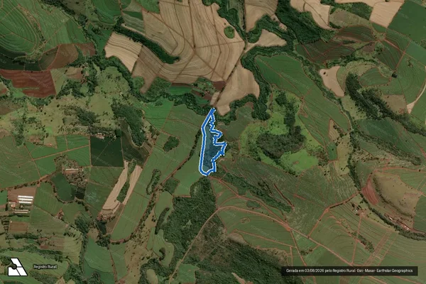 Imagem de satélite de Fazenda São José - Fazenda São José ? Gleba B (Origem na mat. 30.577) em Batatais - SP