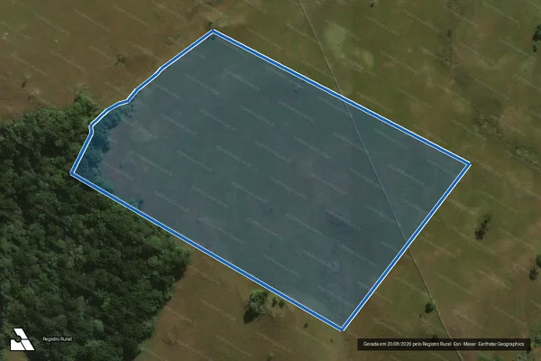 Imagem de satélite de FAZENDA DA RATA III - Parte 1 em São Francisco de Paula - RS