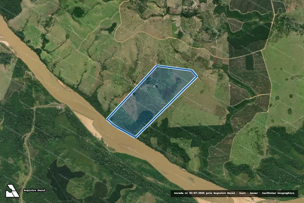 Imagem de satélite de FAZENDA BEIJA FLÕR - FAZENDA BEIJA FLÔR em Belmonte - BA
