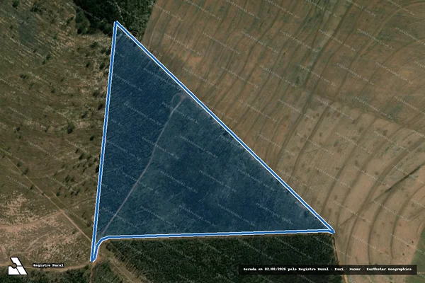 Imagem de satélite de Fazenda Santo Agostinho da Prata I - Gleba A em São Simão - SP