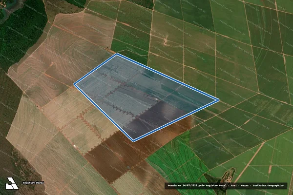 Imagem de satélite de Fazenda Planalto - Parcela 1 em Alto Taquari - MT