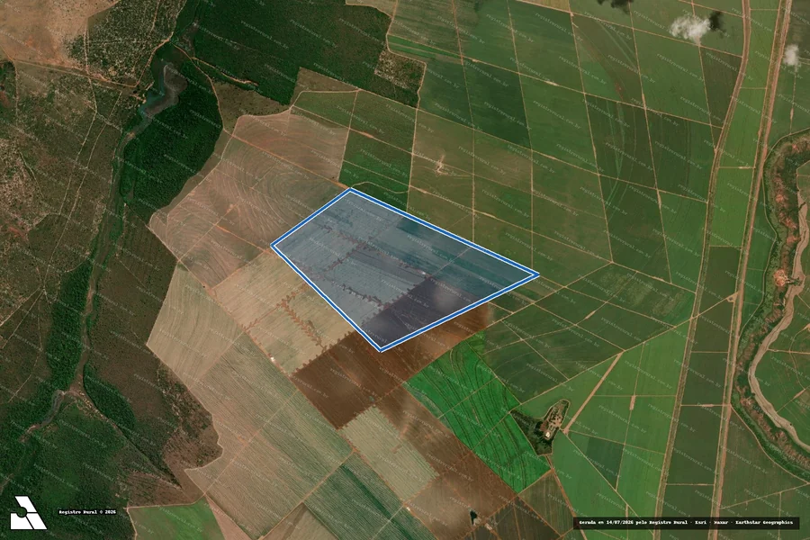Imagem aérea do item B