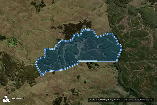 Imagem de satélite de Fazenda Passo da Ilha - Parte 1 em São Francisco de Paula - RS