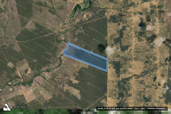 Imagem de satélite de FAZENDA ÁGUAS BELAS III - Parte 1 em Andaraí - BA