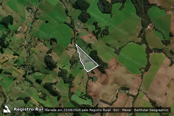 Imagem de satélite de SITIO JONI II - SITIO JONI II em Lajeado Grande - SC