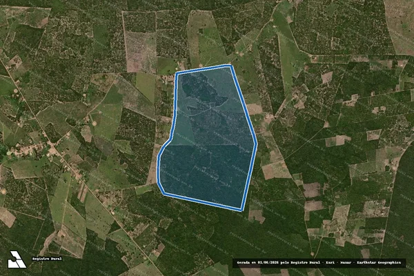 Imagem de satélite de Serra da Inga - Parte 1 em Exu - PE
