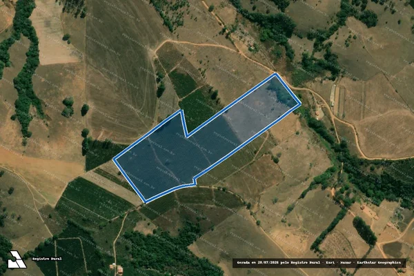 Imagem de satélite de Sitio Corrego da Foice - Parte 1 em Caldas - MG