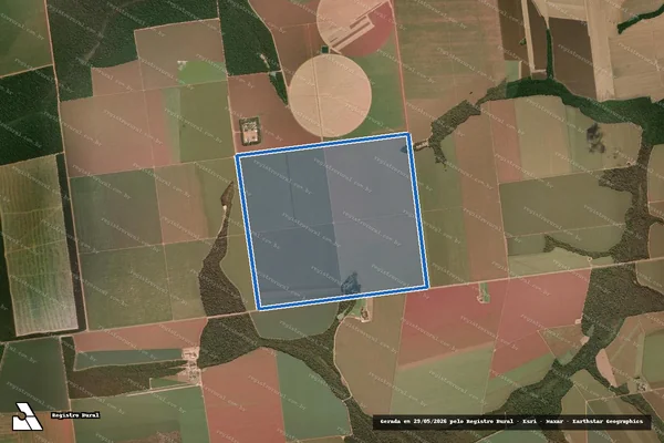 Imagem de satélite de Fazenda Rolandia II - Fazenda Rolandia II em Ipiranga do Norte - MT