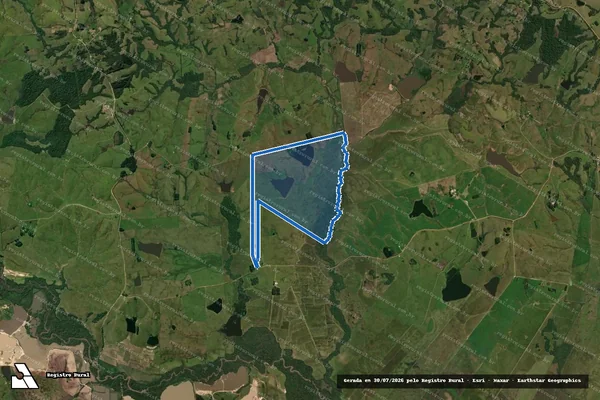 Imagem de satélite de ÁREA DO COITADO - Parte 1 em Santa Maria - RS
