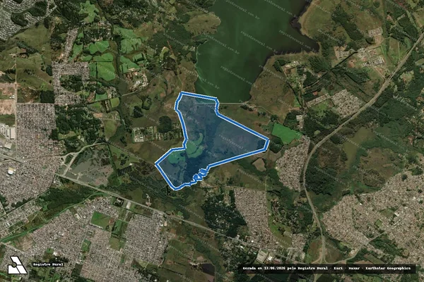 Imagem de satélite de FAZENDA CAPÃO em Curitiba - PR