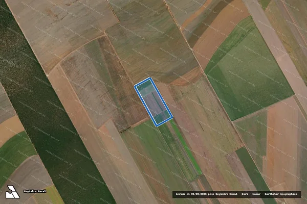 Imagem de satélite de FAZENDA SERRA DAS ARARAS - PADSA - Gleba 02 em Chapada Gaúcha - MG