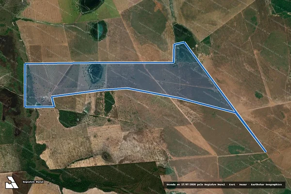 Imagem de satélite de FAZENDA LAGO BONITO - Gleba 02 em Peixe - TO