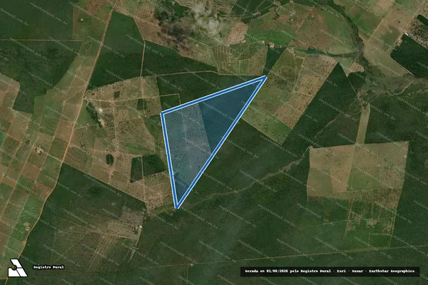 Imagem de satélite de FAZENDA MORADA DO SOL VII - Parte 1 em Cáceres - MT
