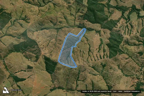 Imagem de satélite de Fazenda dos Maximos Lugar Barreiro - 02 em Monte Carmelo - MG