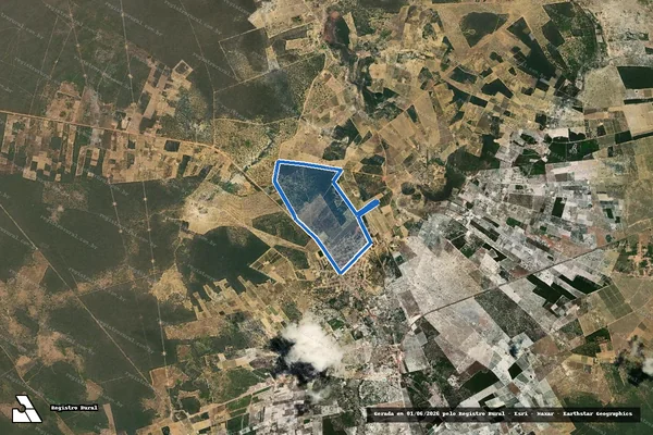 Imagem de satélite de Fazenda Boa Esperança - MAT 3.612 em Bonito - BA