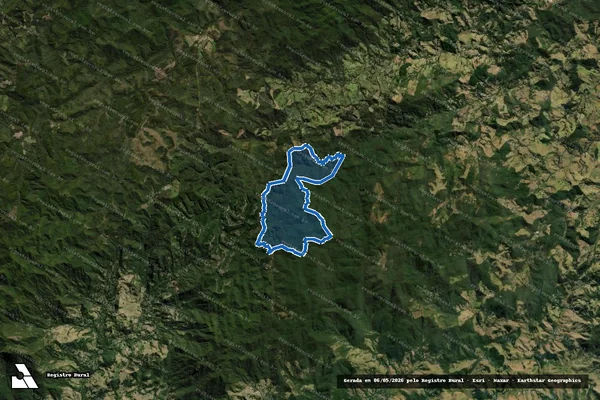 Imagem de satélite de Fazenda Karacy - Gleba A em Sapucaí-Mirim - MG