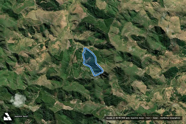 Imagem de satélite de FAZENDA ROCHEDO - GLEBA 07 em Conselheiro Pena - MG