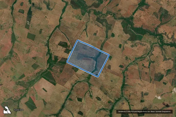 Imagem de satélite de FAZENDA SEIS IRMÃOS_OLHOS D AGUA - Parte 1 em Campina Verde - MG