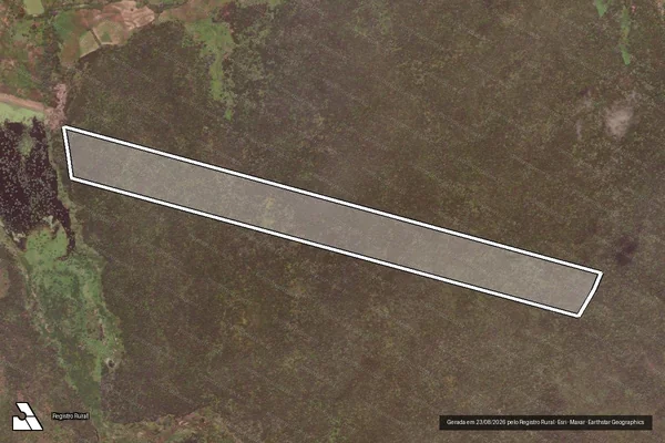 Imagem de satélite de FAZENDA SANTO ANTÔNIO ? PARCELA 23B - Parte 1 em Caridade - CE