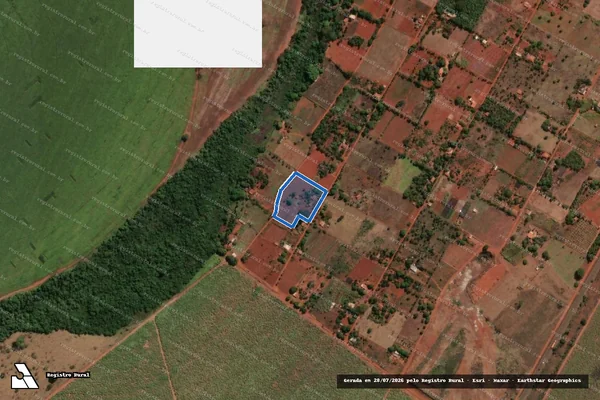 Imagem de satélite de FAZENDA SANTA LUZIA - Lote126 em Paranaiguara - GO
