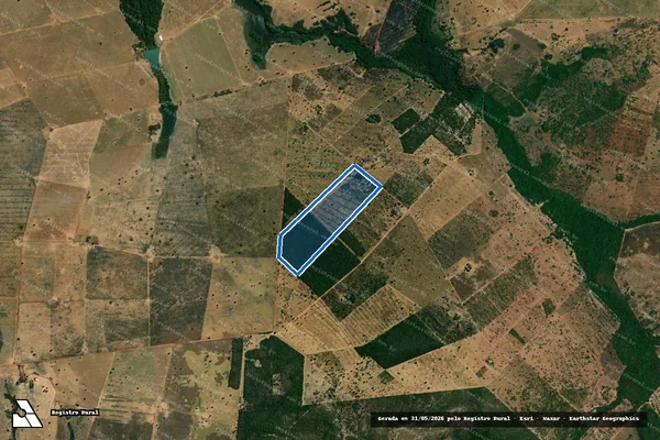 Imagem de satélite de P.A Bom Jesus do Araguaia ? Lote 27 - P.A Bom Jesus do Araguaia ? Lote 27 em Jussara - GO