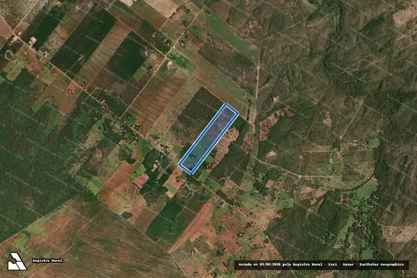 Imagem de satélite de P.A. VEREDA ? LOTE 21 - Parte 1 em Padre Bernardo - GO