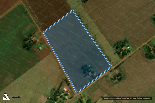 Imagem de satélite de Projeto de Assentamento Itamarati II em Ponta Porã - MS