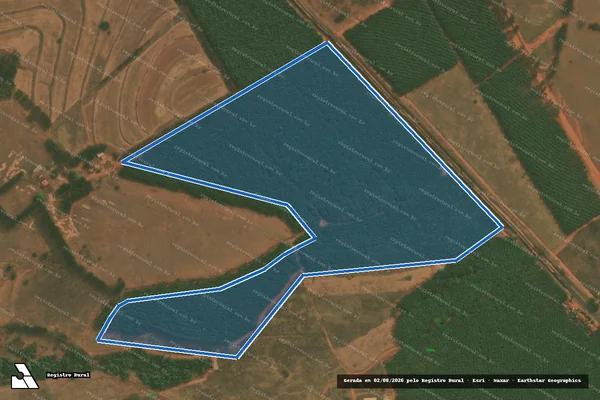 Imagem de satélite de Fazenda Primavera II - Parcela 1 em Bálsamo - SP