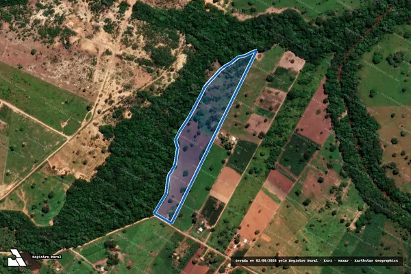 Imagem de satélite de FAZENDA SANTA ROSA - LOTE 65 em Rio Negro - MS