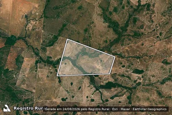 Imagem de satélite de FAZENDA ESPERANÇA em Crixás - GO
