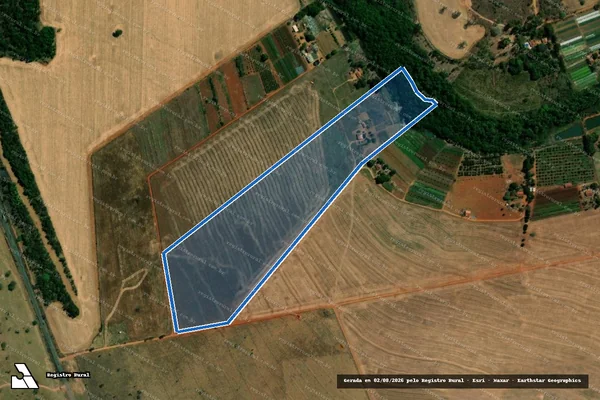 Imagem de satélite de FAZENDA VAUZINHO - Gleba VALERIA em Morrinhos - GO