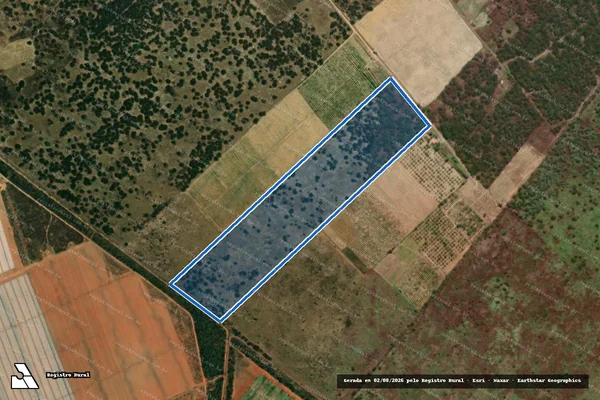Imagem de satélite de PROJETO DE ASSENTAMENTO MAÍSA - LOTE 636 - Parte 1 em Mossoró - RN