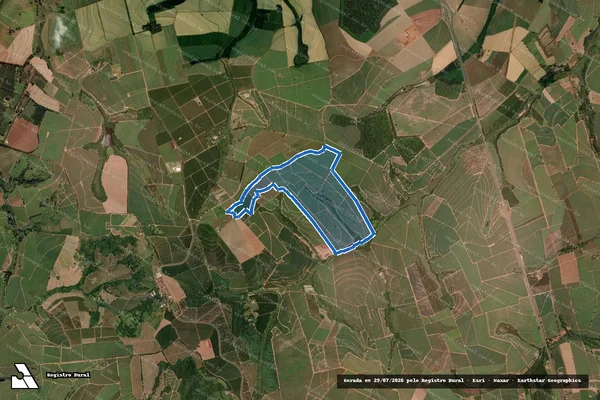 Imagem de satélite de FAZENDA ALPES GLEBA B - FAZENDA ALPES GLEBA B em Bebedouro - SP