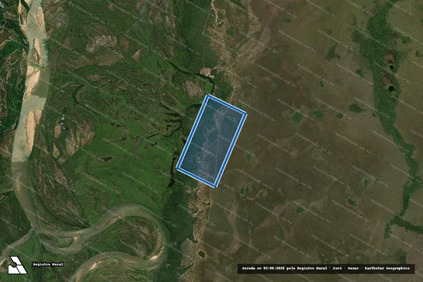 Imagem de satélite de LOTE 05 - Parcela 1 em Novo Santo Antônio - MT